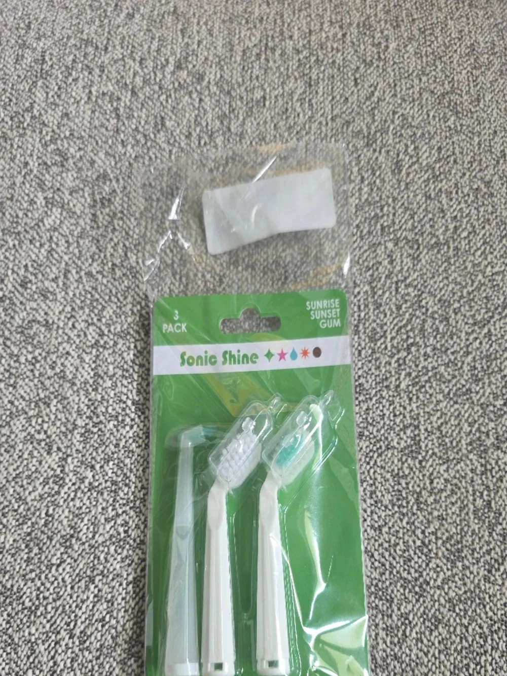 Living Libations Sonic Shine Toothbrush Replacement Heads - NWT